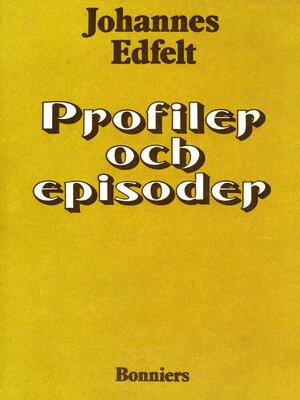 cover image of Profiler och episoder